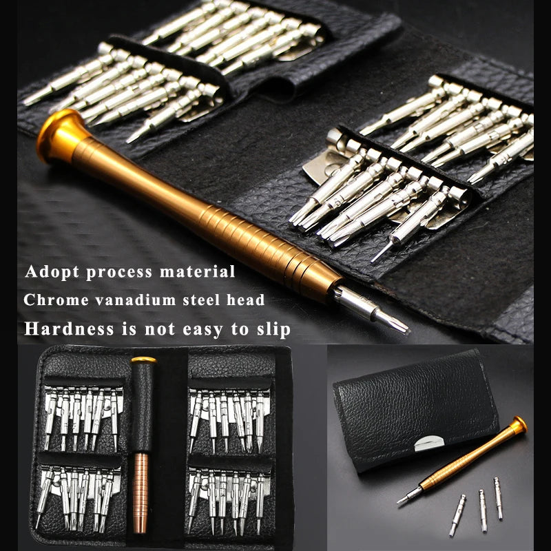 Drone Repair Parts 25 in 1 Screwdriver Sets Repair Tool Kit For DJI MINI 2 /MINI 3 PRO/M Air 2/2S/Pro/Phantom 4/3/Smart Phone