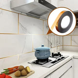 20M Ceramic Tile Beauty Seam Sticker Self-Adhesive Floor Waterproof Sealing Strip Gold Silver Ceramic Tile Tape Home Decoration