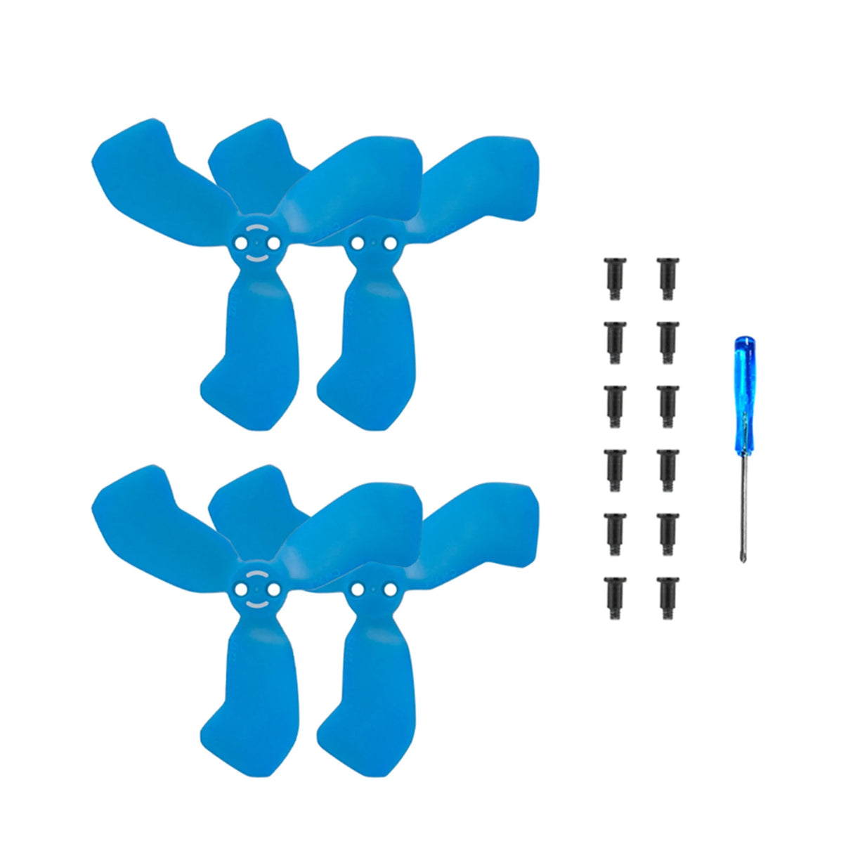 2 Pairs Plastic Propeller Quick Release Paddle Blades Low Noise Wing Fan Replacement Spare Parts for DJI Neo 2 Drone Accessories