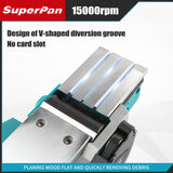 15000RPM Electric Cordless Planer Router Trimmer Furniture Cutting Machine Woodworking Planer For Makita 18V Battery(No Battery)