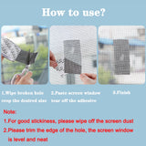 1ps Easy-to-Apply Waterproof Window Screen Repair Tape – Keep Mosquitoes Out with Our Anti-Insect, Self-Adhesive Mesh Patch