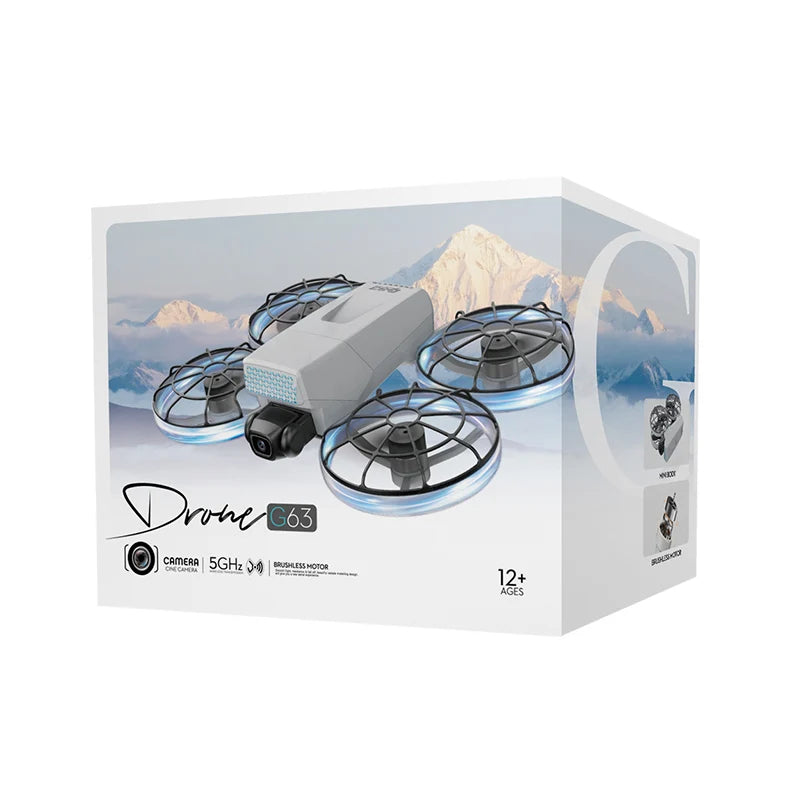DroneS 4K Professional 10KM Brushless Optical Flow Folding Dual Mirror Professional Aerial Photography with Servo Gimbal Drone