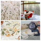 Window Privacy Film Adhesive Film Static Clings 3D Decorative Flower Window Film Stained Vinyl Glass Christmas Window Sticker