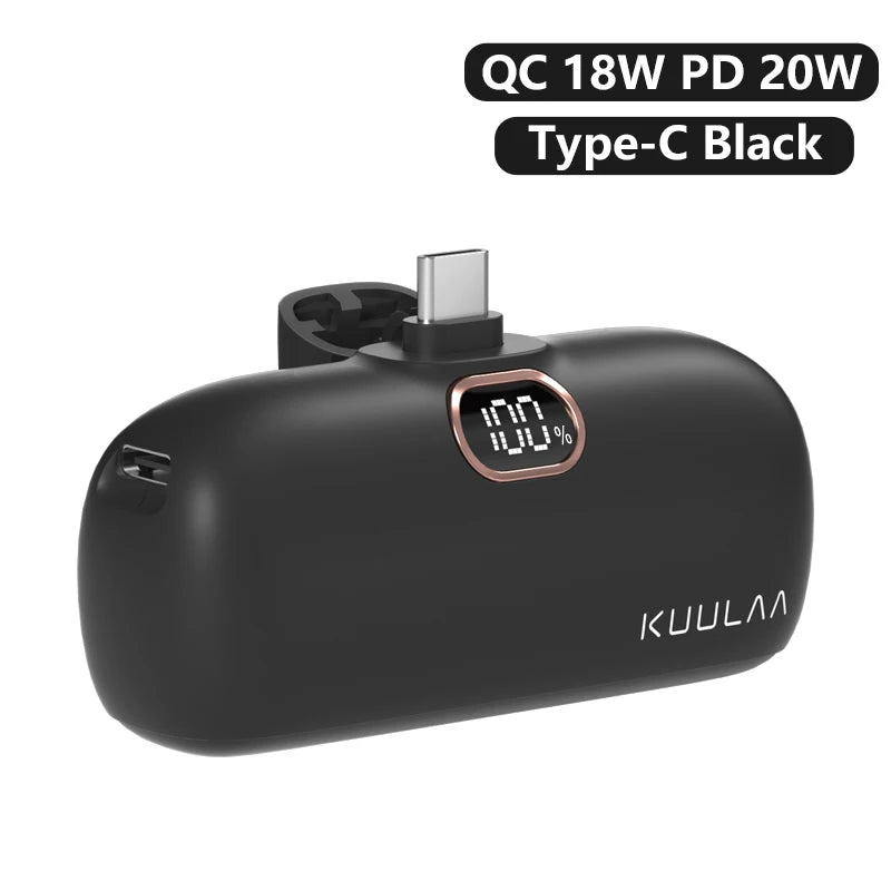 KUULAA 5000mAh portable power bank