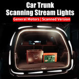 LED Trunk Lighting Lights Dynamic Flowing Flexible Light Strip On/Off Scanning Atmosphere Lamp Waterproof for Car Accessories