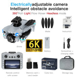 8K HD Mini Drone 2026 New AE5 Pro 4.5" Screen Control 20 Min Battery Headless Mode 360° Flip Quadcopter Helicopter Kid Toy Drone