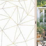 3D Frosted Decorative Window Film Privacy Static Cling Adhesive Stained Glass Film Matte Decals UV Protection Window Stickers
