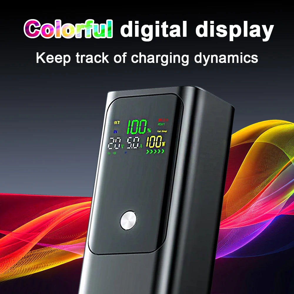 20000mAh portable power bank 100W fast charging