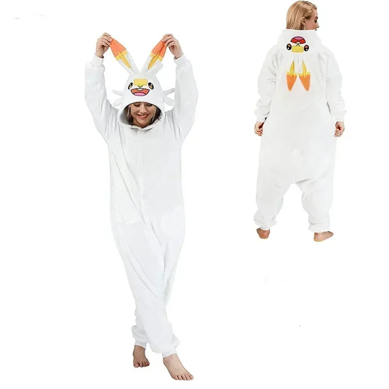 Snorlax Squirtle Mewtwo Onesie Kigurumi Gengar Cosplay Costume Halloween Adult Anime Cat Eevee Pajamas Pijama