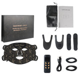 8 Colors Facial LED Mask with Neck Red Light Near Infrared Therapy Beauty Mask Anti Aging Skin Rejuvenation Lifting Tighten