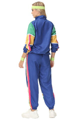 Couples Retro Hippie Costumes Male Women Carnival Halloween Party 70s 80s Rock Hip-Hop Disco Clothing Suit Cosplay Outfits