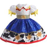 Girls Boys Anime Cosplay outfit Brother-Sister Matching Costume Halloween Toy Cowboy Fancy Dress Up Performance Clothes Set