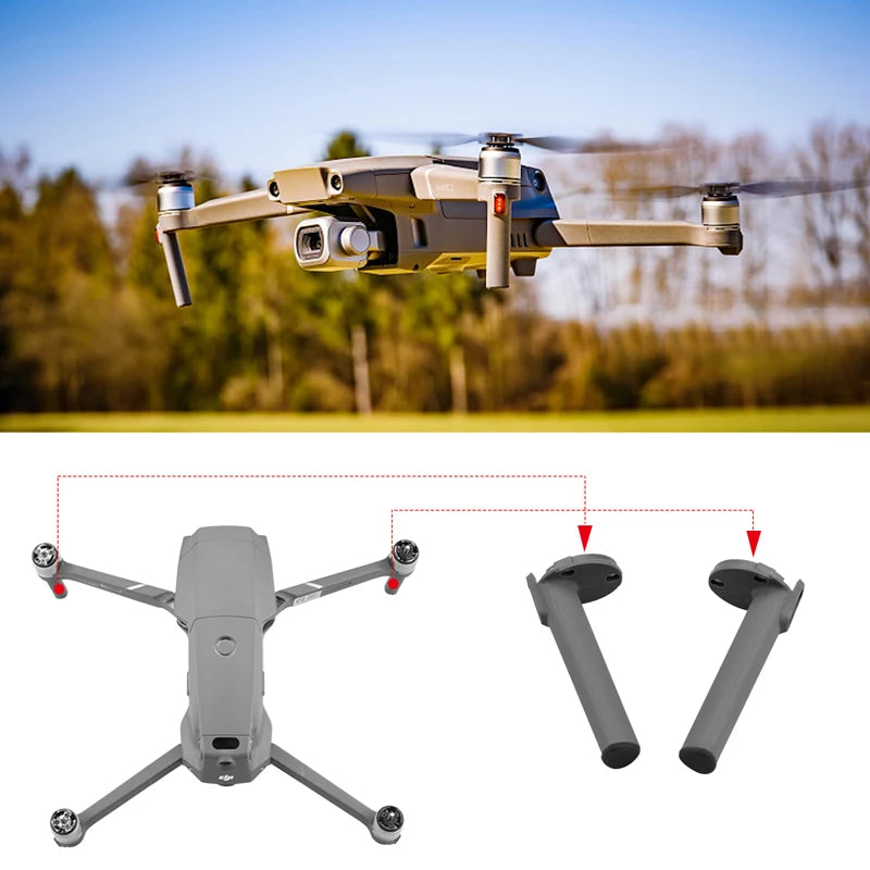 1Pair Front Left + Right Replacement Leg Landing Gears Foot For DJI Mavic 2 Pro Zoom Drone Spare Parts Foot Stand Repair Parts