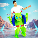 Funny Animal Mascot Unicorn Flamingo Dinosaur Inflatable Costumes Dress Suit Adult Halloween Purim Anime Party Cosplay Costumes