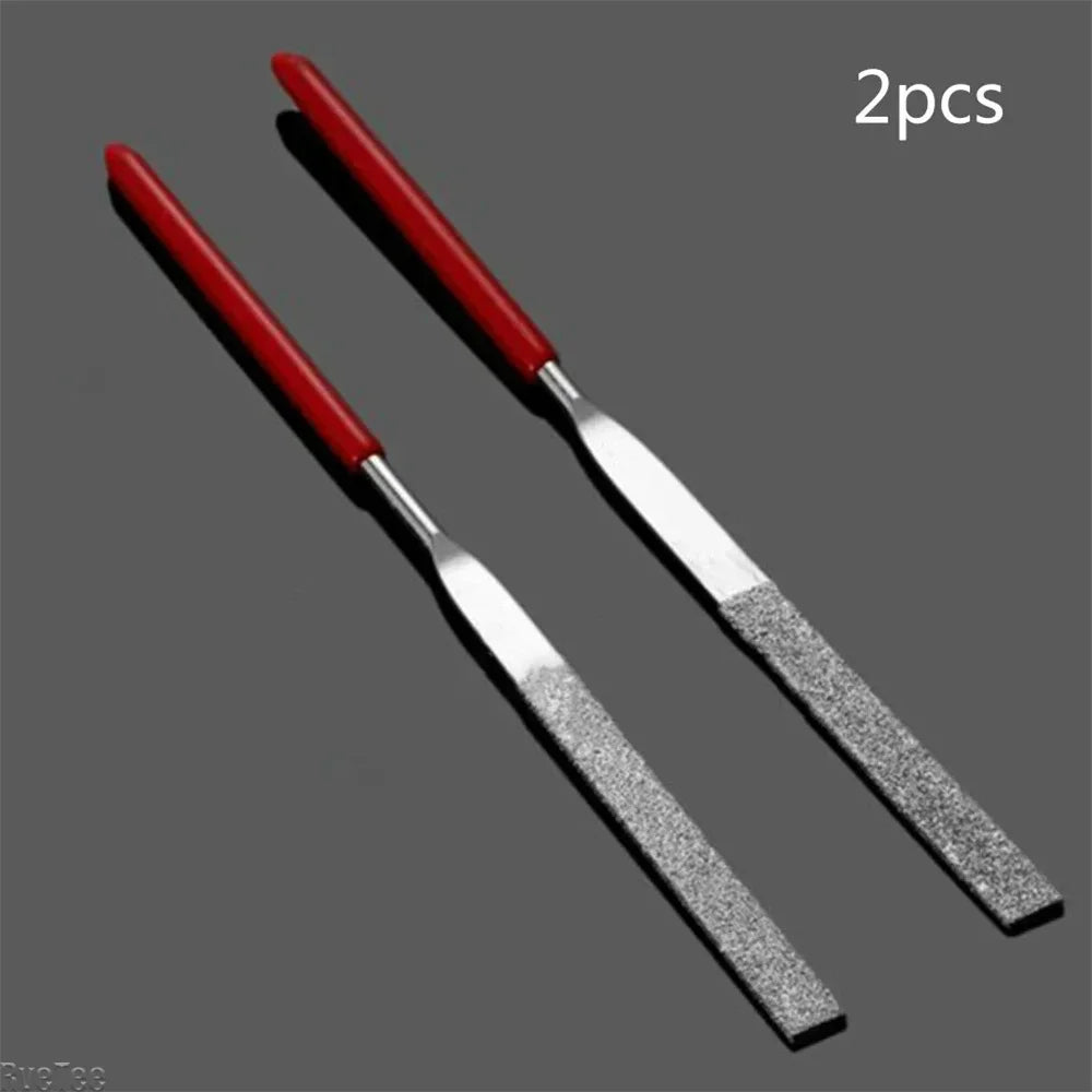 2pcs Diamond File Set DIY Wood Rasp File Needle Jewelry Polishing Tool ...