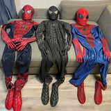 Anime Spider Man Remy Toby cosplay costume superhero adventure Black Spider Halloween cosplay party jumpsuit set