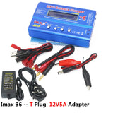 Digital Imax B6 80W Balance Charger T/Tamiya/XT60 Plug With 12V/5A DC Converter Adapter For RC Lipo NiMH NiCd Li-ion Battery