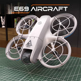E69 Rc Drone with Screen RC 4K HD Camera WiFi Light Flow Drone Pocket  Rc Mini Quadcopter