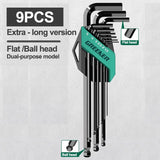 GREENERY Greener Extended Rainbow Wrench Allen Wrench Set Hex Wrench Multifunctional Short Arm Tool Universal Wrench Tool