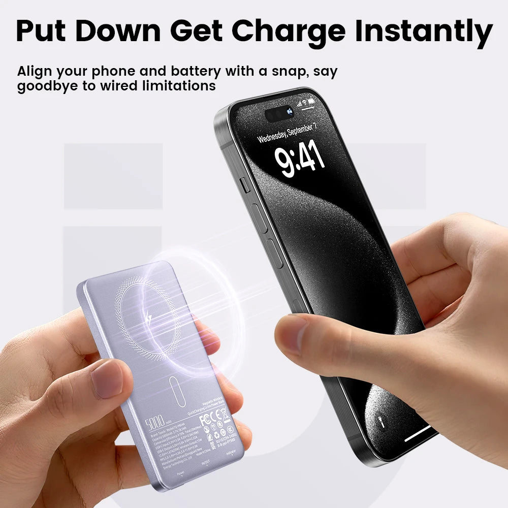 10000mAh portable power bank 15W fast charging