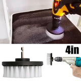 1pc Soft Drill Brush Attachments 4inch For Cleaning Carpet & Leather & Upholstery Glass Car Tires Electric Scrubber Drill Tools