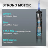 Precision Electric Screwdriver Set 68 in 1 Cordless 64 S2 Precision Drill Bits 5 Torque Settings LED Hand Repair Tool Kit