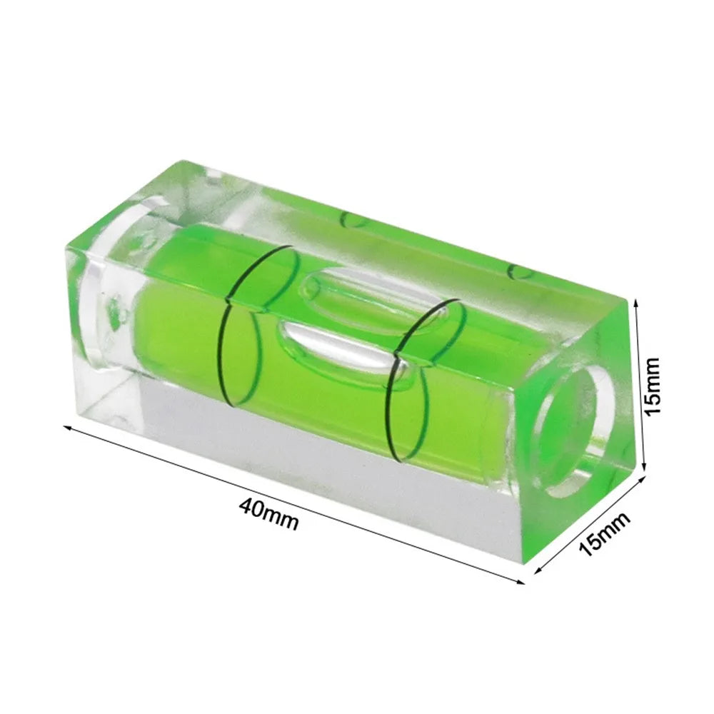 5/10pcs Mini Spirit Square Bubble Level Protractor Precision Level Cylinder Level Horizontal Bead Level Measuring Tools