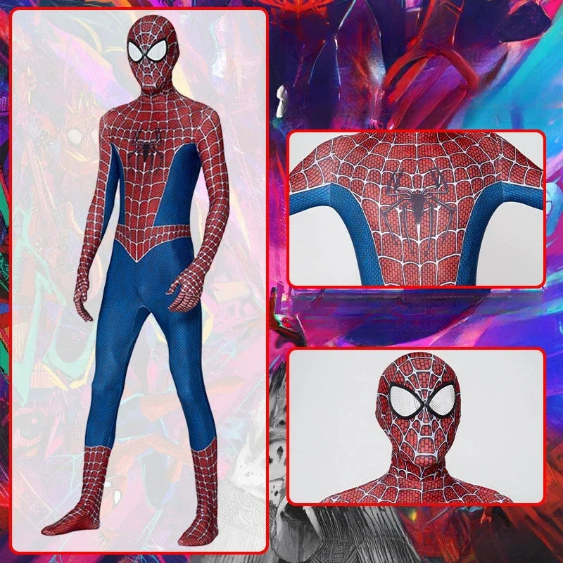Anime Spider Man Remy Toby cosplay costume superhero adventure Black Spider Halloween cosplay party jumpsuit set