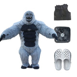 Giant Plush Polar Bear Inflatable Mascot Costume Carnival Activity Show Cartoon Martha Bear Birthday Party Role Play Props