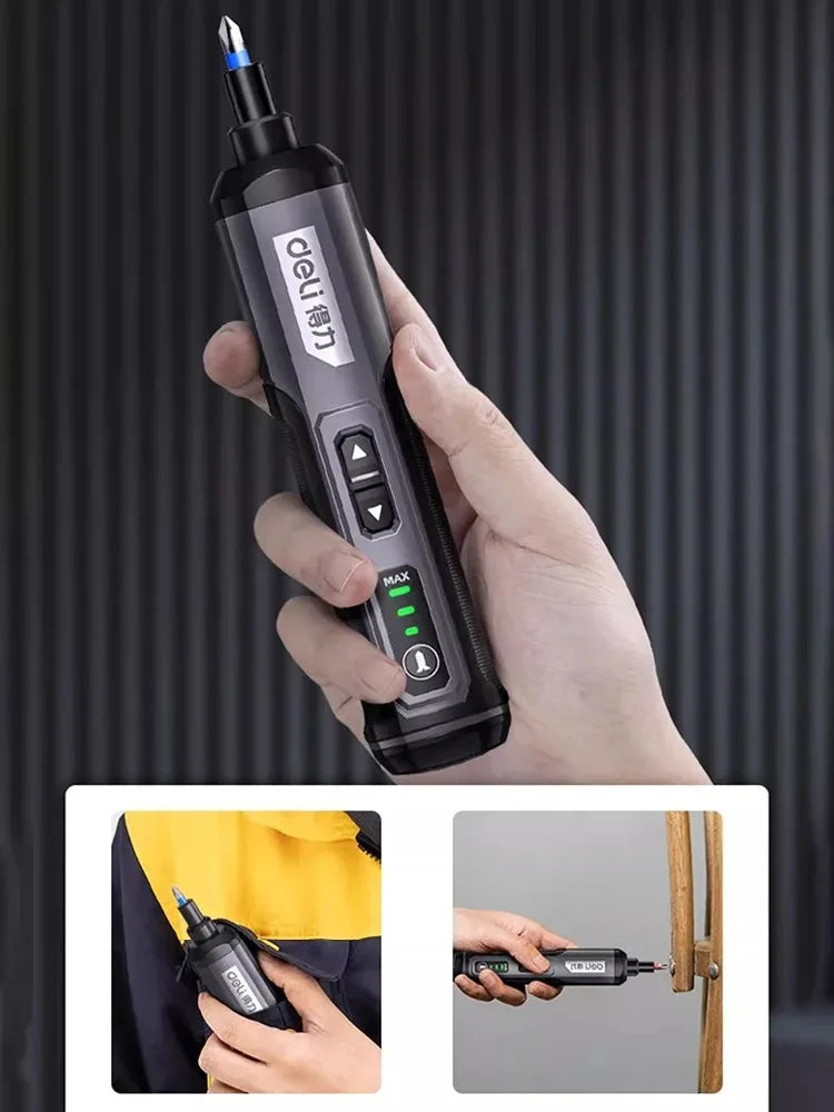 Mini Electric Screwdriver Set USB Rechargeable 2000mah Adjustment Power Dril Multi-function Disassembly Torque Repair Tools Kit