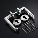 1set Stainless Steel Universal Door Knob Bedroom Split Door Lock Handle Door Handle Hardware Door Handles for Interior Doors