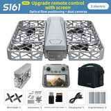 Lenovo S161 MAX Drone 4K HD Dual Camera 4.5" Large Screen Remote Control Brushless Motor Optical Flow Hovering 8K Quadcopter Toy