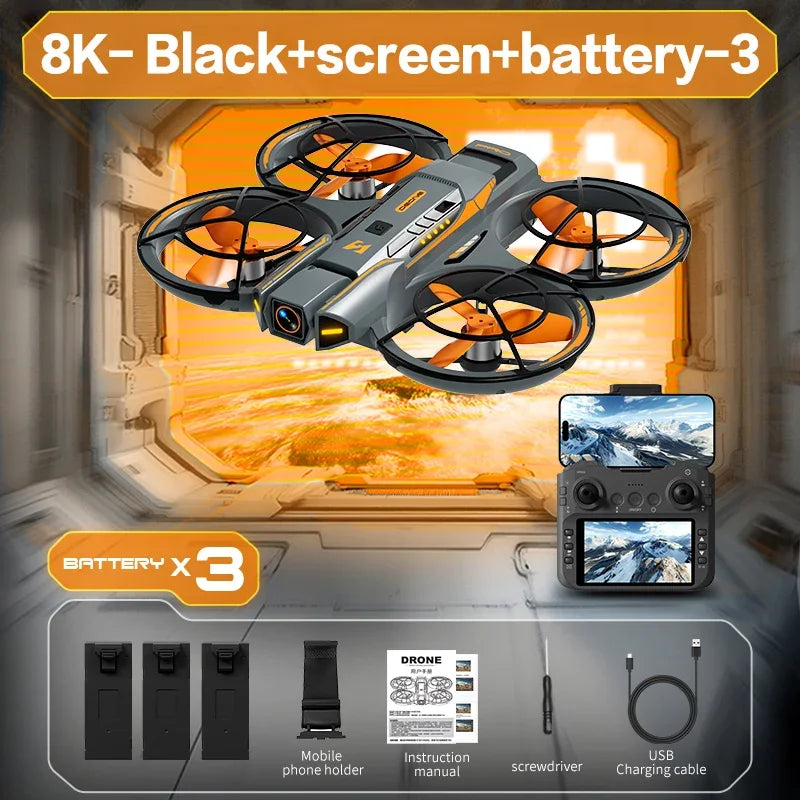 Lenovo A21 Pro Drone 3battery 4k8K GPS Professional Aerial Photography Remote Control Aircraft 5G HD Camera Quadcopter Toys UAV