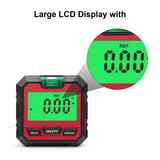 360 Degree Digital Angle Finder Level Box Protractor Bevel Ruler Gauge Inclinometer with Magnetic Based Backlight