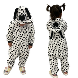 Cartoon Kigurumi For Children Kids' Animal Onesie Pyjamas Dog Wolf Dragon Dinosaur Halloween Carnival One-piece Costume Homewear