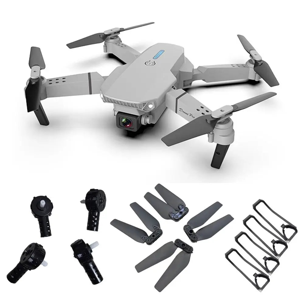 4pcs New RC Drone Propeller Blade Plastic Universal Crash Guard Cover Easy Install RC Quadcopter Parts for E88 E88Pro