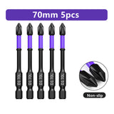 D1 Anti-Slip and Shock-Proof Bits Screwdriver Bits,High Hardness Strong Magnetic