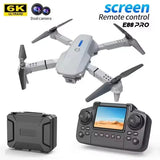E88 Pro New Upgraded Drone 4K Dual-Camera HD Aerial Photography Dron with Screen Foldable Quadcopter RC Toy for Kids Boys Gifts