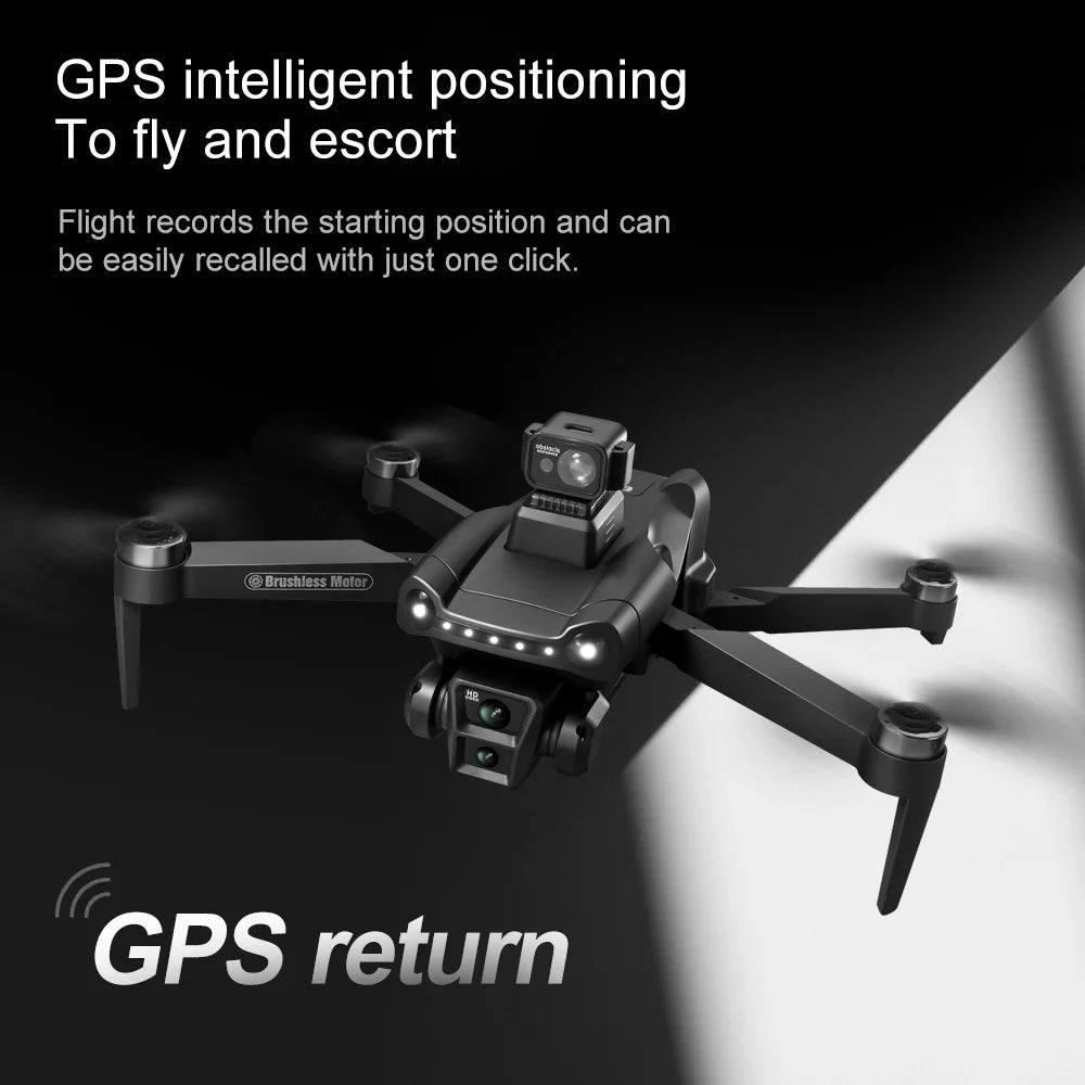 Lenovo V198MAX Foldable Quadcopter 8K HD Dual Camera 50X Zoom 90° Remote Control Angle Intelligent Obstacle Avoidance Brushless