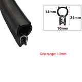 1/3meter Door Edge Guard Rubber Sealing Strip U Type Hardwearing Car Ship Dustproof Trim Soundproofing Waterproof Sealings Parts