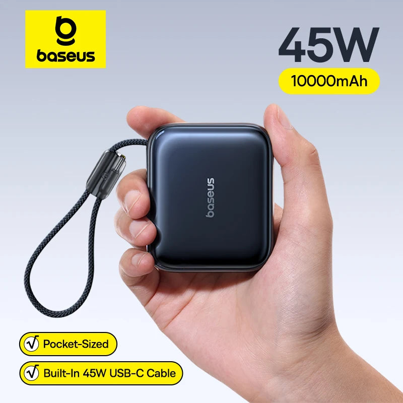 Baseus 10000mAh portable power bank 45W fast charging