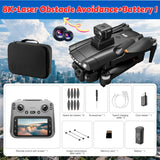 Lenovo V198MAX GPS Drone 8K Professional Camera Aerial FPV Brush Laser Obstacle with Large Screen Remote Control Drone