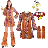 Retro Vintage 1970s Princess Outfits Party Costume Hippie Women's Cosplay Costume Christmas Prom Club Festival Vest
