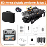 For Genuine V198MAX GPS Drone 8K Professional Camera Aerial FPV Brush Laser Obstacle with Large Screen Remote Control Folding RC