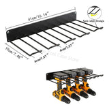 Hand Power Tool Organizer Rack Wall Mount Tool Shelf Electric Drill Holder Screwdriver Storage Cabinet Rack for Garage Workshop
