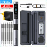 FNIRSI HS-02 Protable Heat Toolbox Kit 100W Power Adjustable Temperature Quick Heating Repair Equipment 100-450℃ for DIY Repair
