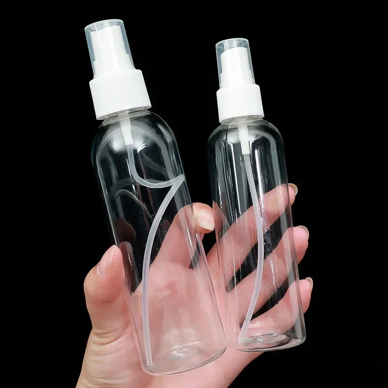 Multi-size 10/20/30 to 250ml Transparent Refillable Spray Bottle, Perfume Essential Oil Atomizer