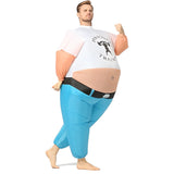 Inflatable Popeye Costume for Adult Blow Up Strongman Cosplay Costume Fitness Coach Funny Halloween Party Carnival Suit