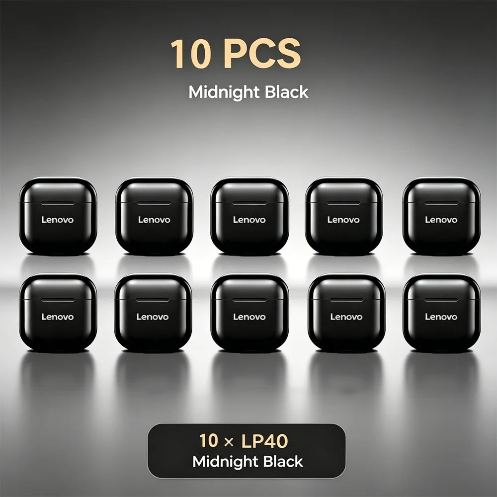 Original Lenovo LP40 TWS Bluetooth5.4 Earphones Wireless Headphones Touch Control Sport Headset Stereo Earbuds For Phone Android