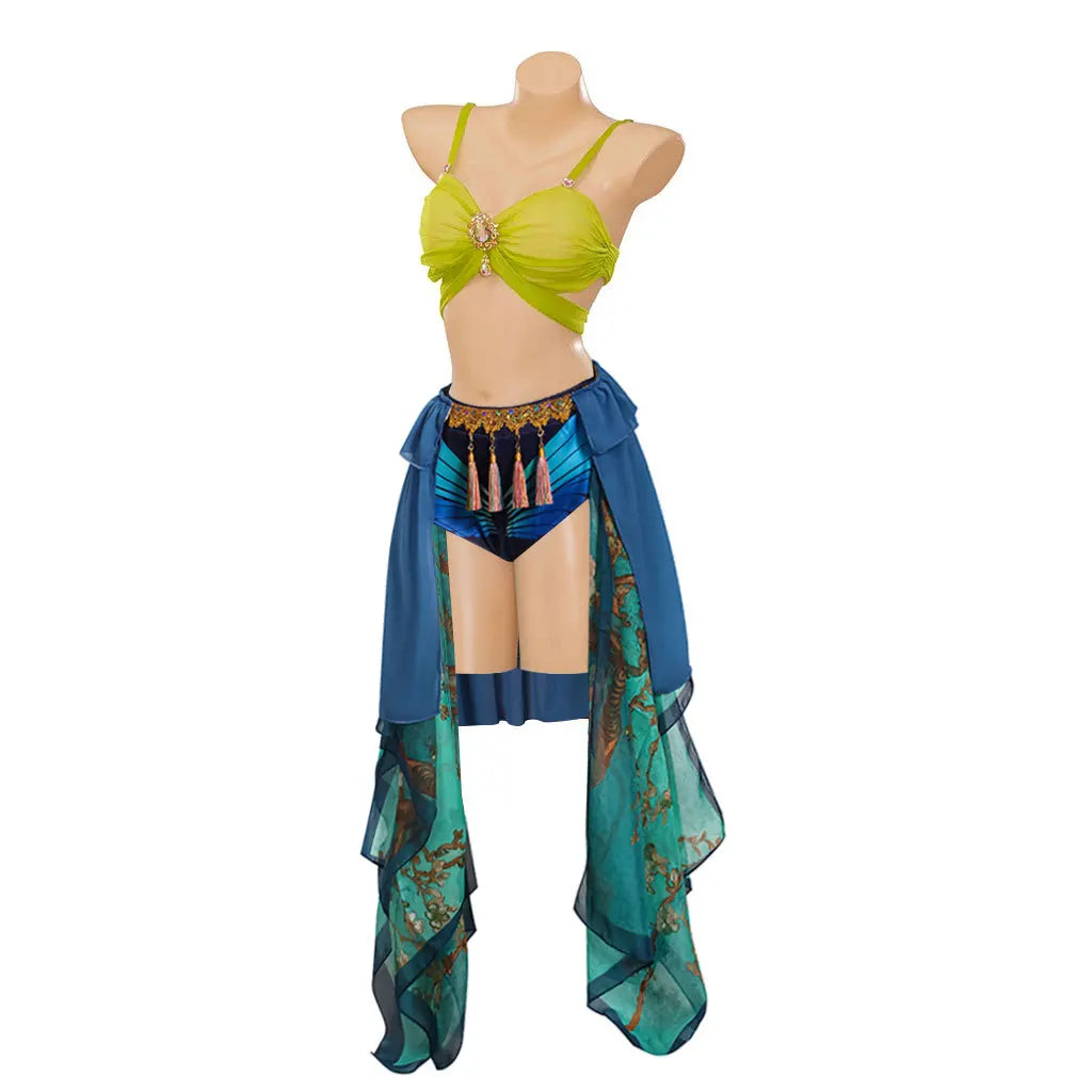 Britney Spears stage performance cosplay costume Britney Spears Halloween cosplay dancing with snakes